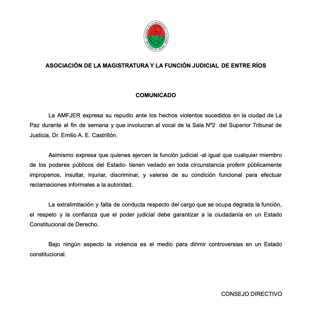 AsocaicionMagistraturaCastrillon