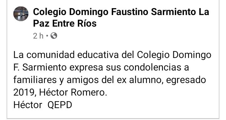 ColegioSarmientoHectorRomero