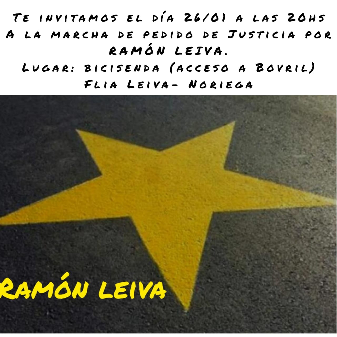 ConvocatoriaMarchaRamonLeiva26enero