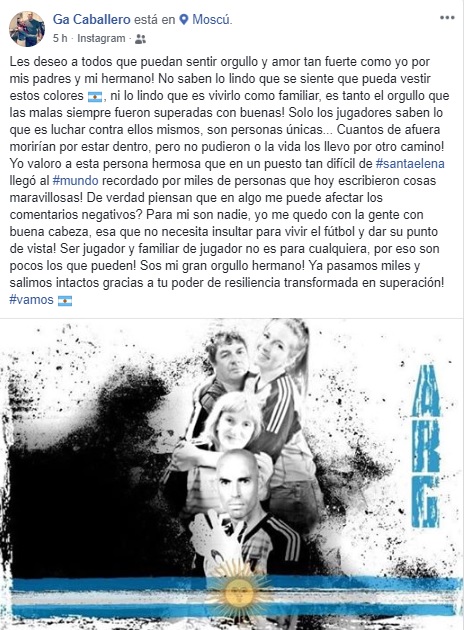 Gabriela Caballero publicación