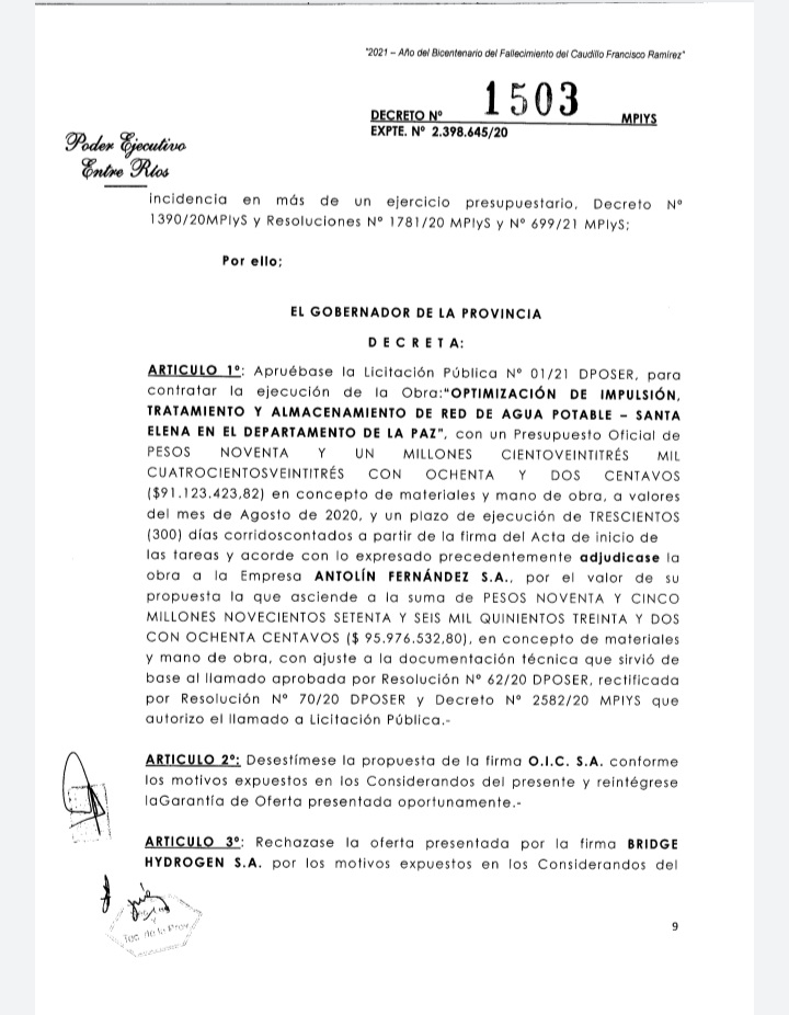 ProvinciaReslucionPlantaPotabilzadora