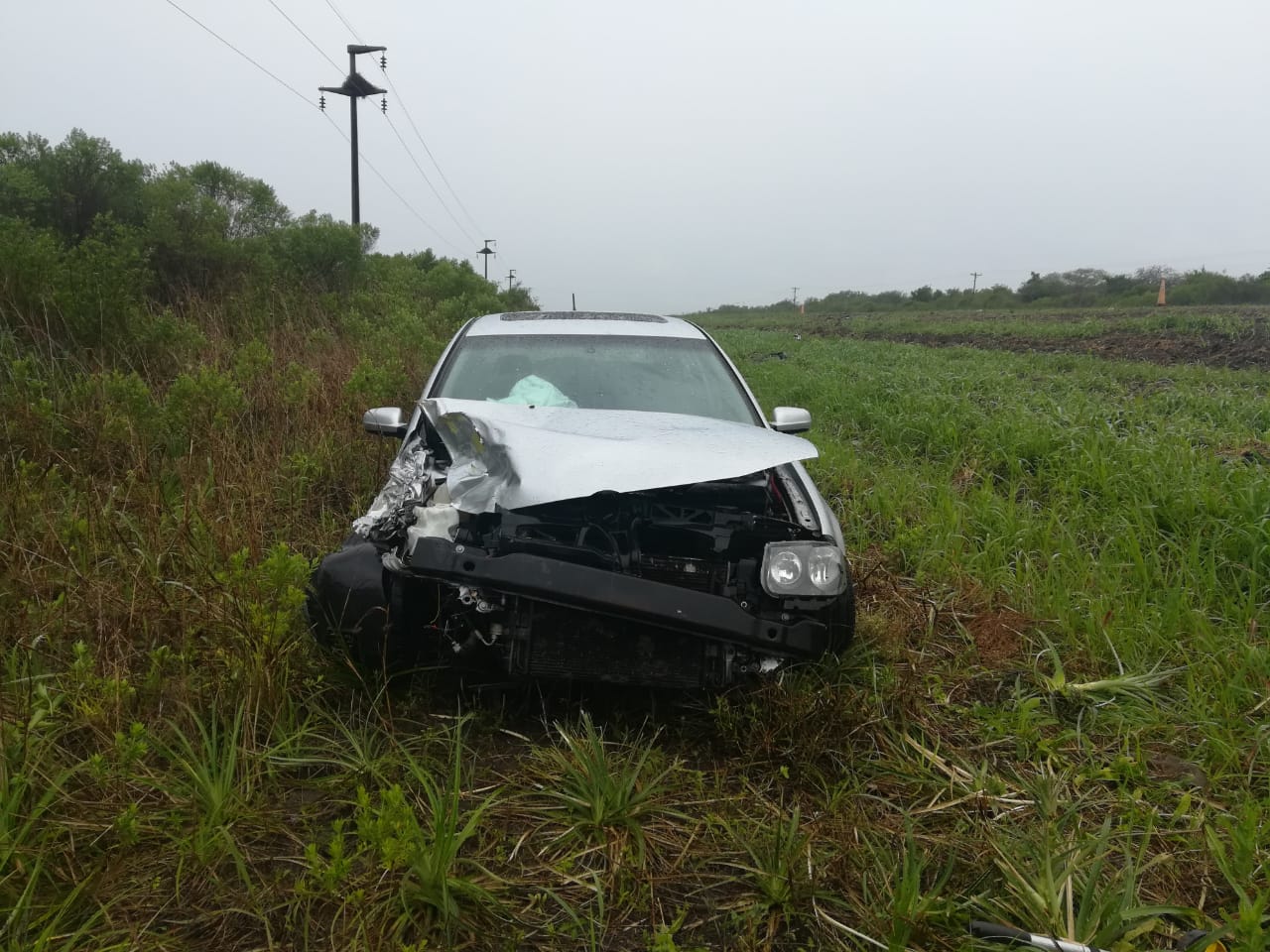 accidente patrullero policia bovril auto