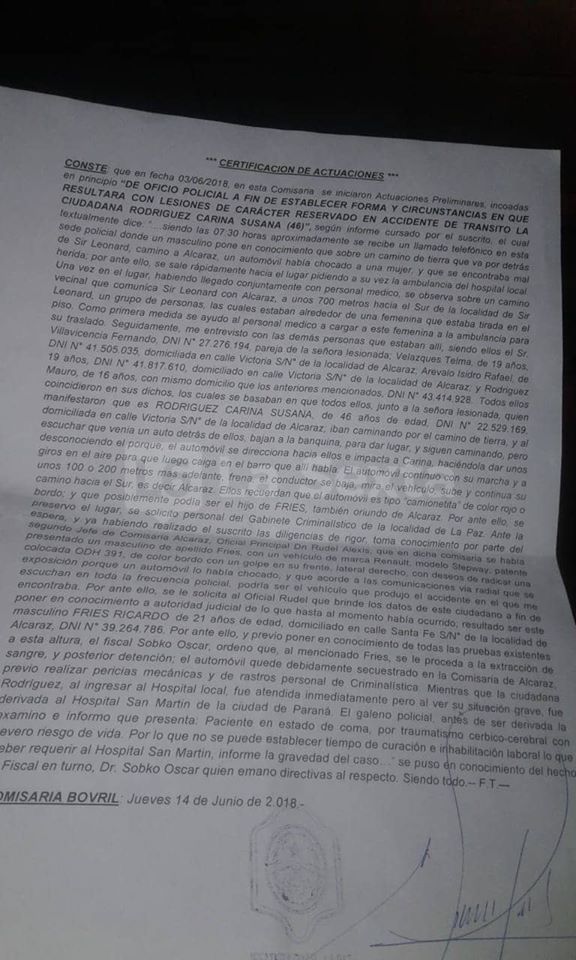 actuaciones policiales carina susana rodriguez alcaraz result