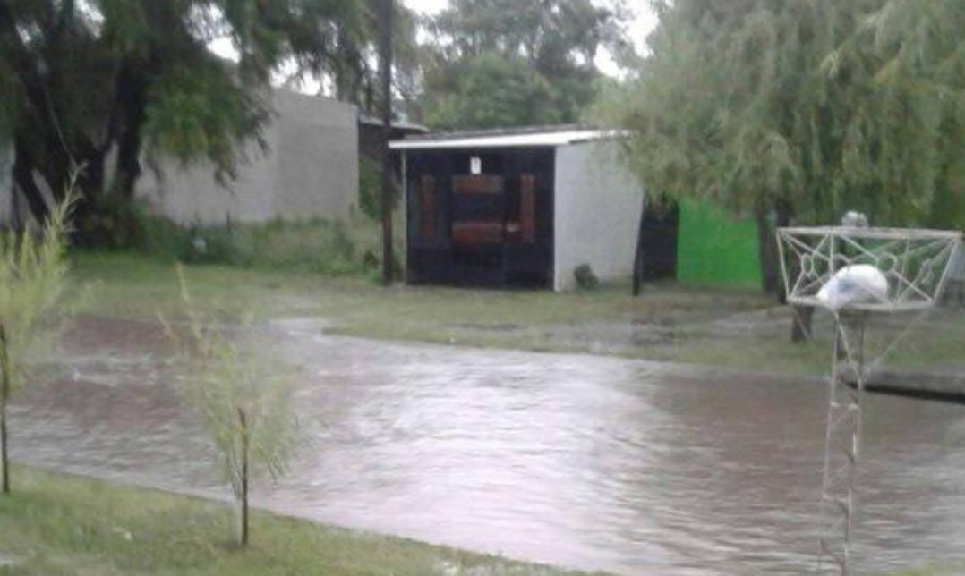 Calle 1º de Mayo este martes. Facebook: Olga Paiz