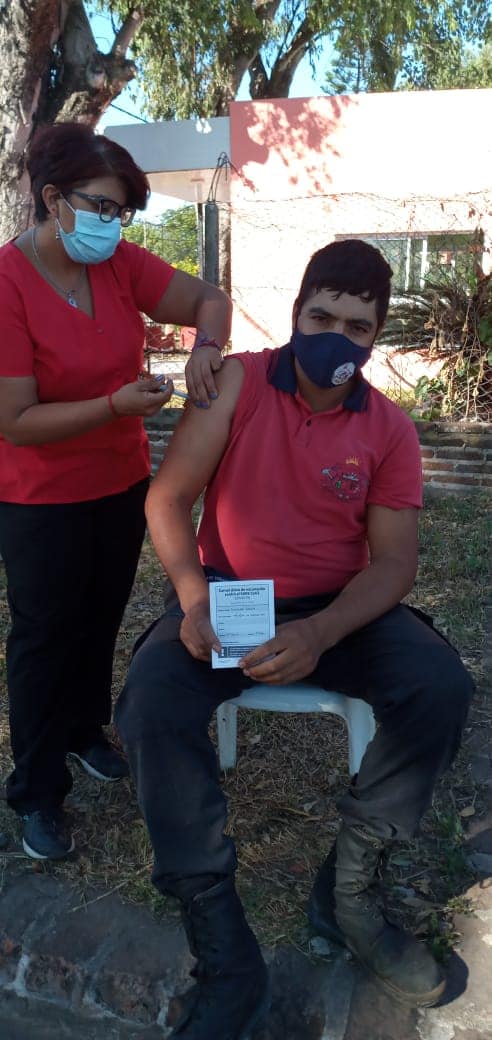 bombero vacunado santa elena