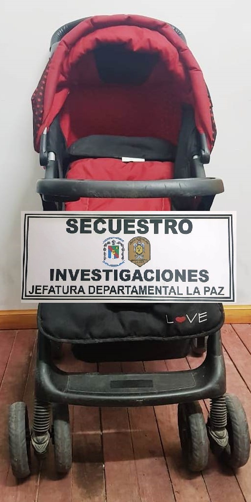 cohe de bebe secuestrado en la paz