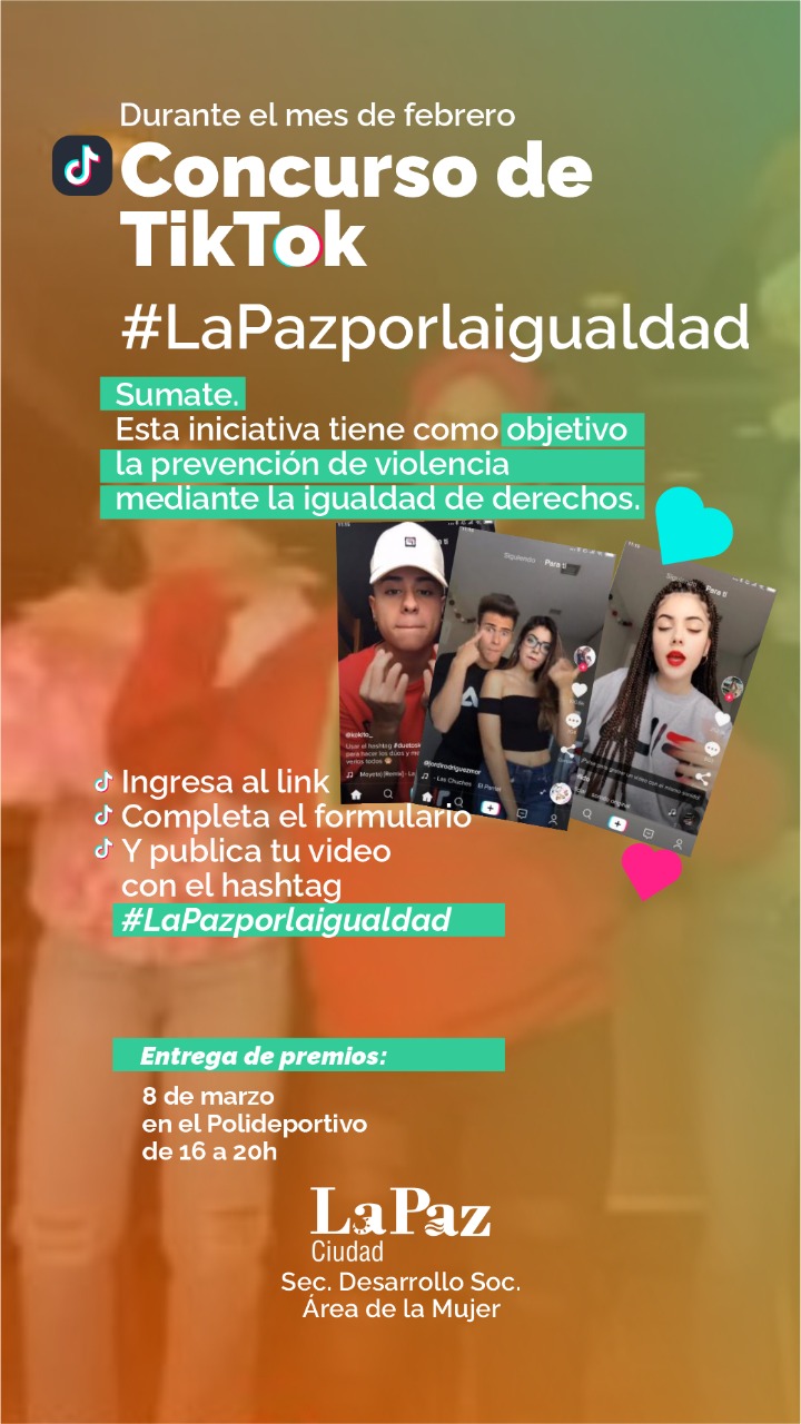 concurso de tik tok la paz