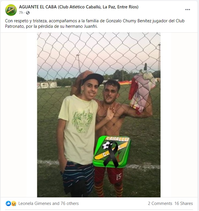 condolencias a chumy