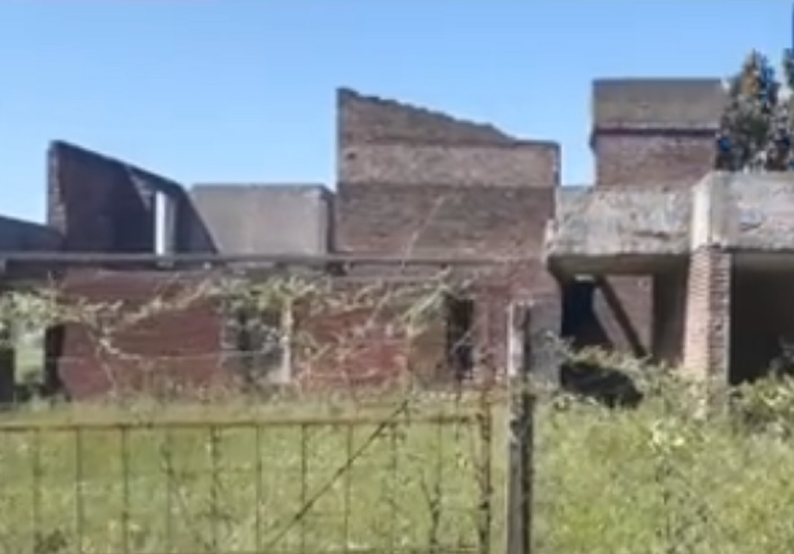 Lugar del hecho. Captura video Nicolás Ríos