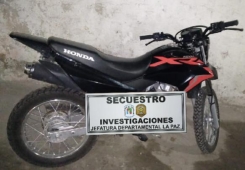 La Paz: investigan a un empleado infiel que sustrajo una moto de una concesionaria y la vendió por su cuenta 